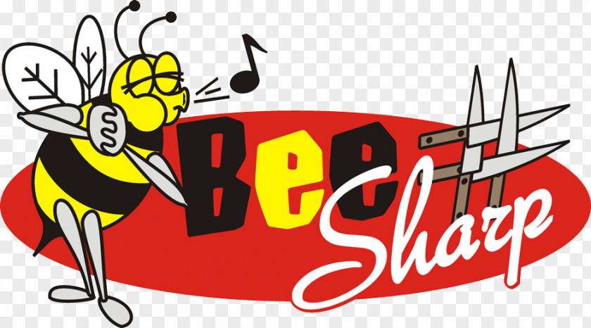 Bee Theme Sharp Mr Lockout Locksmith Services Sharpening Graphic Design PNG