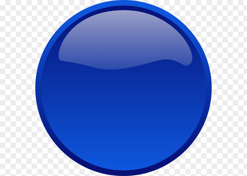 Button Blue Clip Art PNG