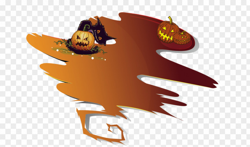 Halloween Floating Material PNG