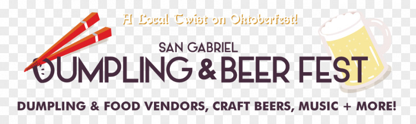 October Beer Fest San Gabriel Mission Playhouse Oktoberfest Banner Logo PNG