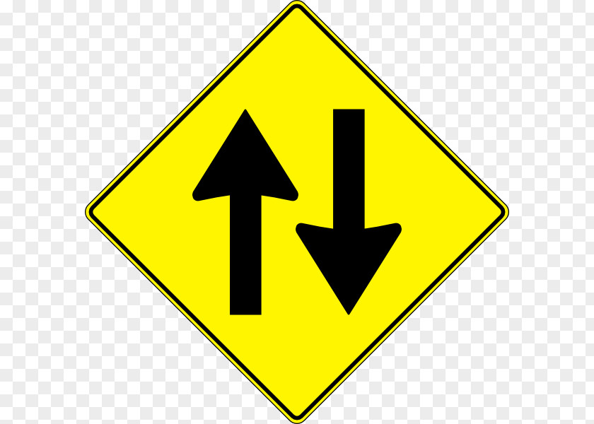 Pictures Of Traffic Signs Sign One-way Two-way Street Clip Art PNG
