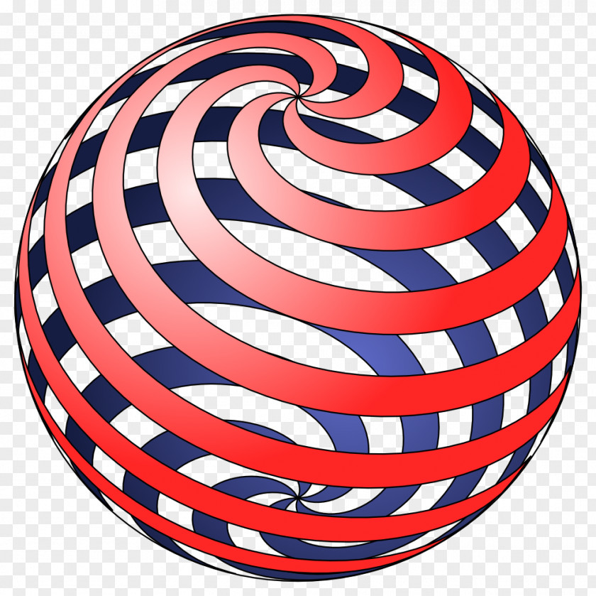 Spiral Sphere Clip Art PNG