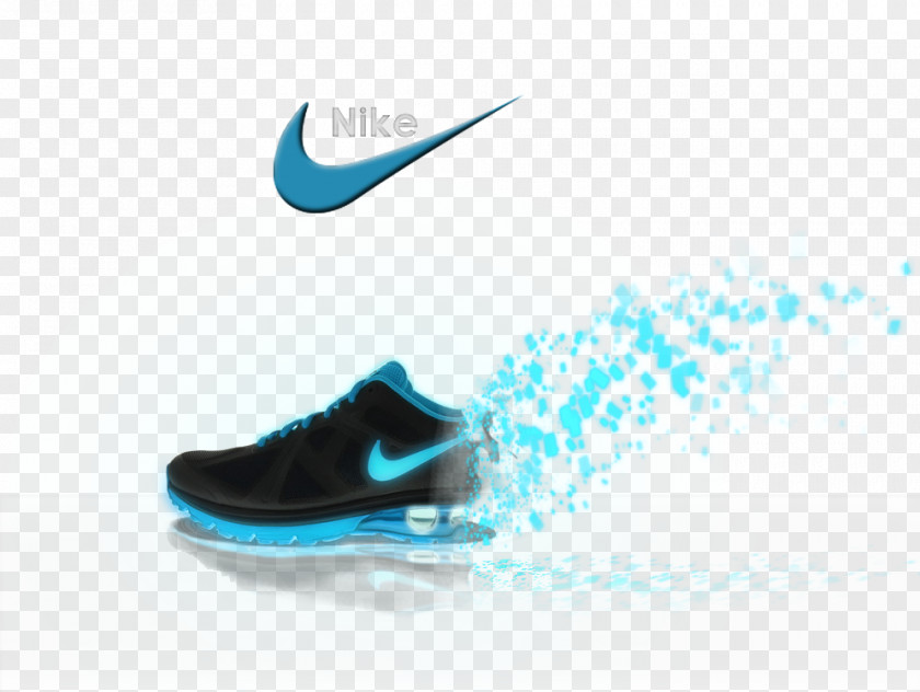 Blue Nike Shoes Sneakers Shoe PNG