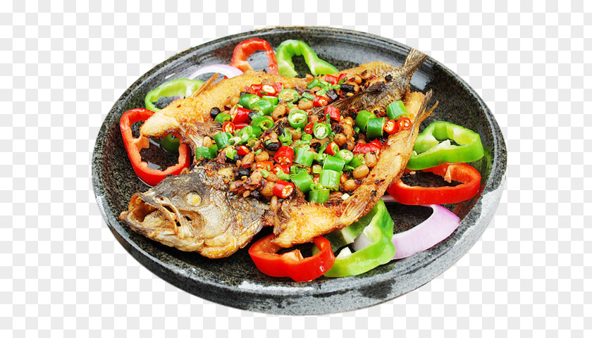 Iron Sea Bass Fried Fish Teppanyaki Frying PNG