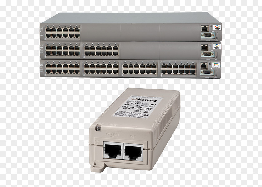 Power Over Ethernet IEEE 802.3at Gigabit Network Switch PNG