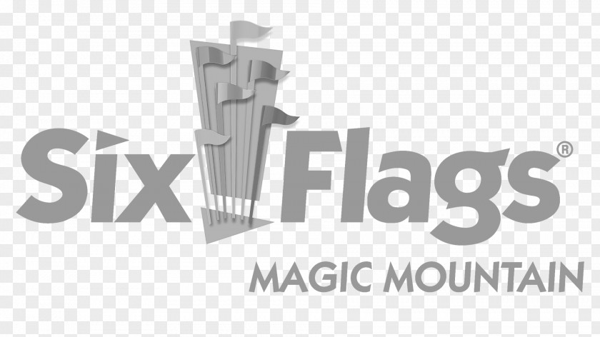 Six Flags Magic Mountain Lines Logo Brand Product Design Font PNG