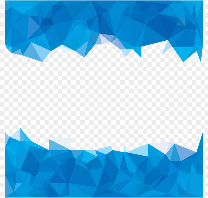 Sky Blue Polygons Abstract Background Polygon Abstraction PNG