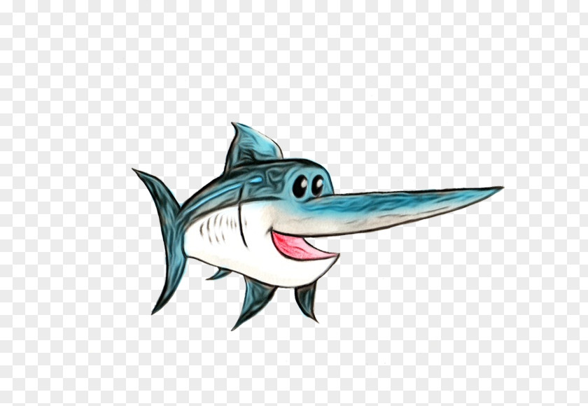 Swordfish Clip Art Shark Swimming PNG