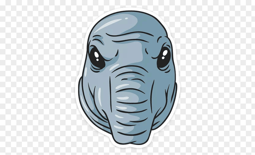 Telegram Homunculus Loxodontus Sticker VKontakte Marine Mammal PNG