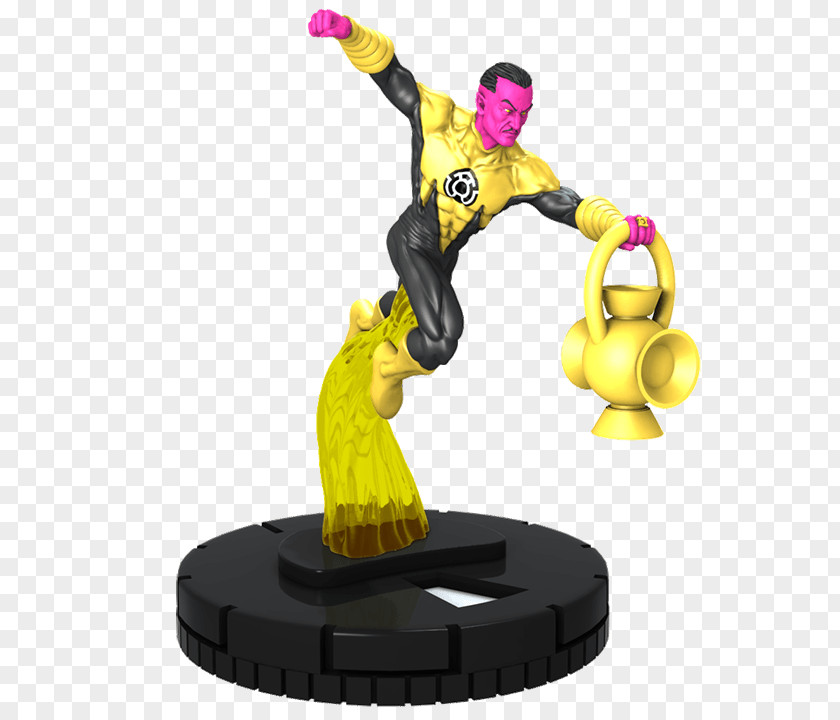 Batman HeroClix Sinestro Green Lantern Corps Figurine PNG