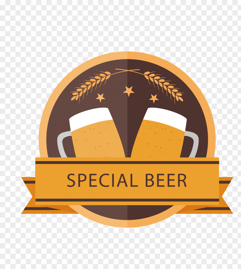 Beer Logo Wheat Design Image PNG