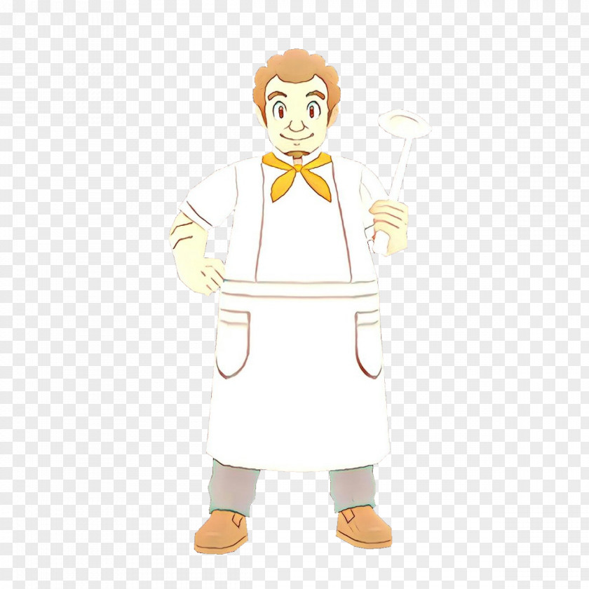 Cartoon Standing Animation Costume Gesture PNG
