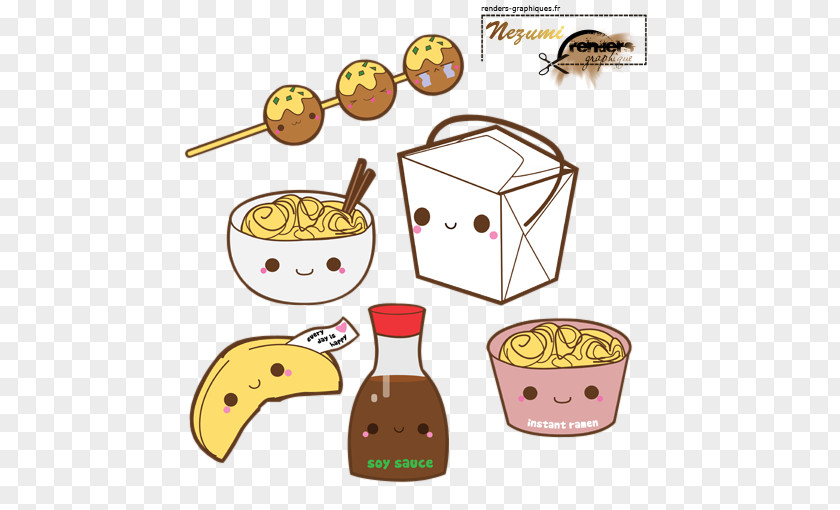 Cute-food Japanese Cuisine Chinese Kavaii Fast Food PNG