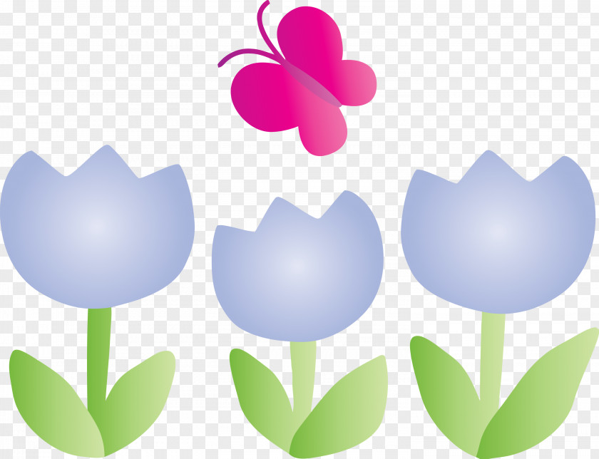 Tulip Butterfly PNG