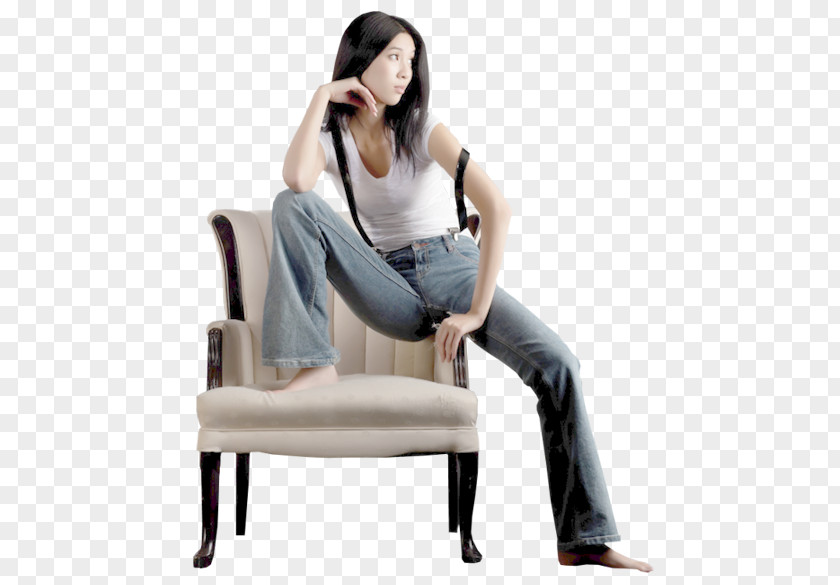 Chair Shoulder Photo Shoot Photography Jeans PNG