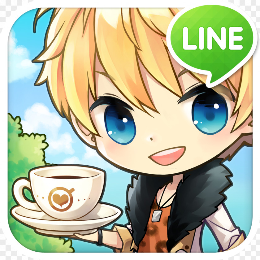 Coffee LINE I Love Cafe Line Games Pokopang PNG