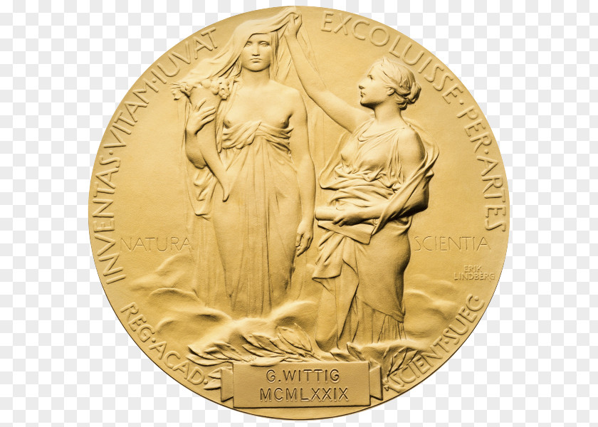 Coin Medal Nobel Prize Gold France PNG