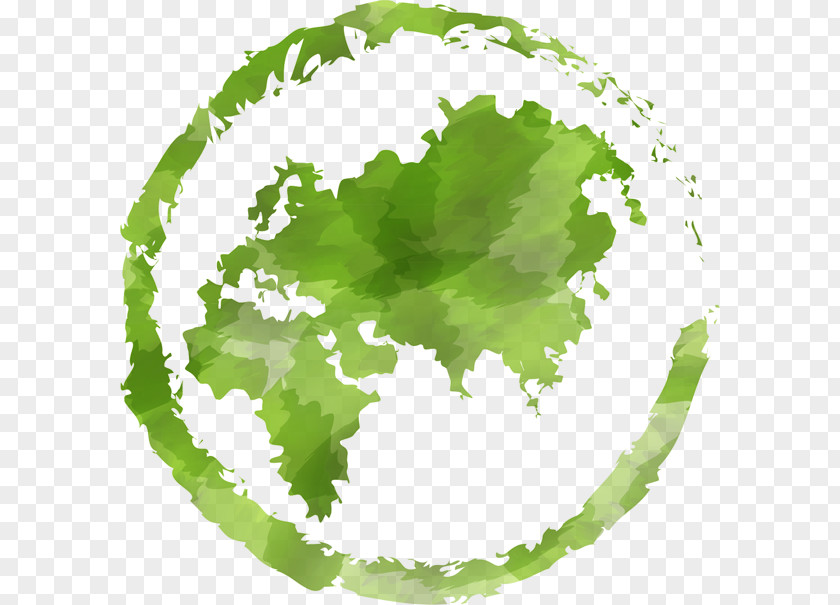 Earth Watercolor Painting PNG