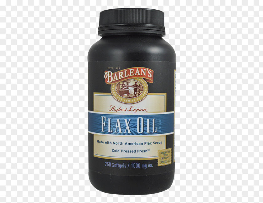 Oil Dietary Supplement Linseed Lignan Flax PNG