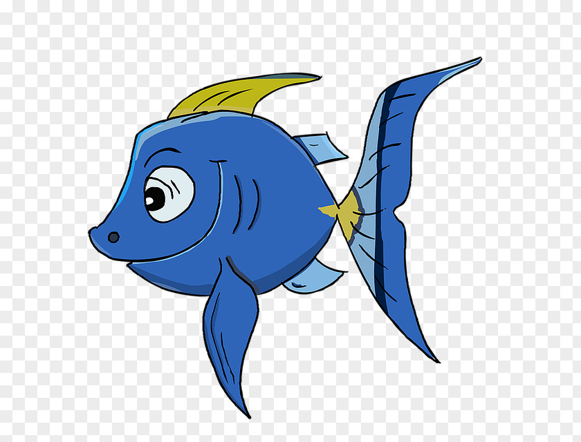 Blue Fish Cartoon Royalty-free Clip Art PNG