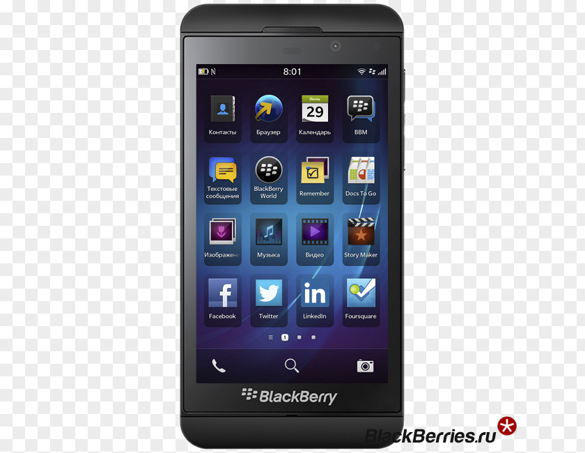 Smartphone BlackBerry Z10 Q10 4G LTE PNG
