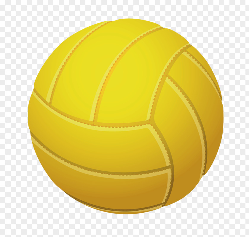 Yellow Volleyball Beach PNG