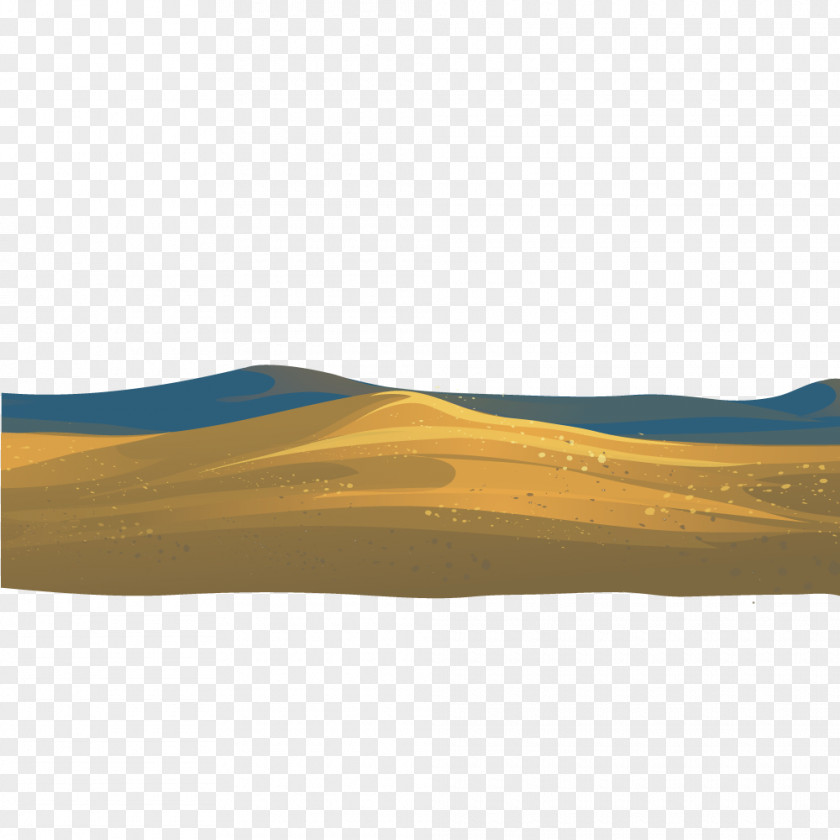 Brown Vector Beach Yellow Pattern PNG