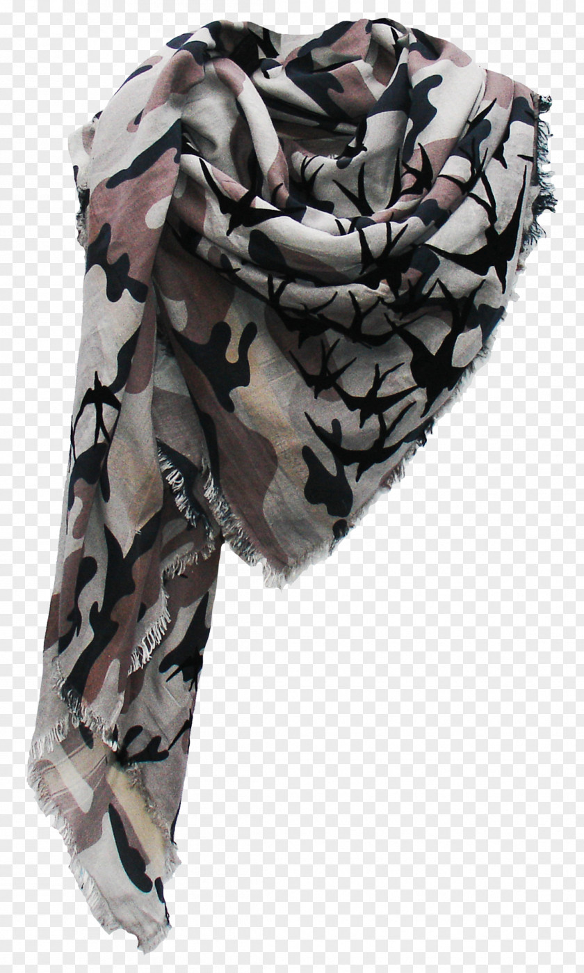 Olive Scarf Cotton Velvet Camouflage Silk PNG