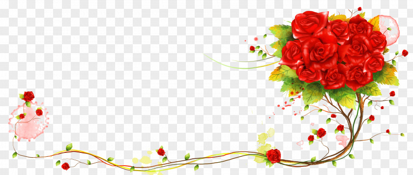 Red Roses Flowers With Vines Beach Rose Flower PNG