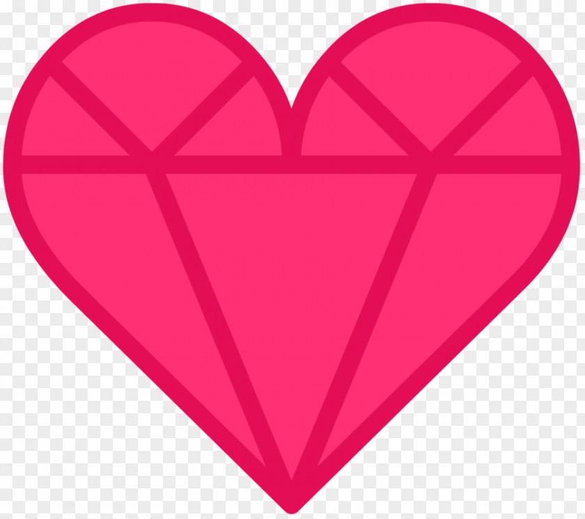 Valentine's Day Line Magenta Heart Font PNG
