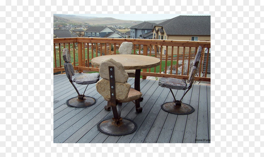 Outdoor Dining Table Garden Furniture Patio Chair PNG
