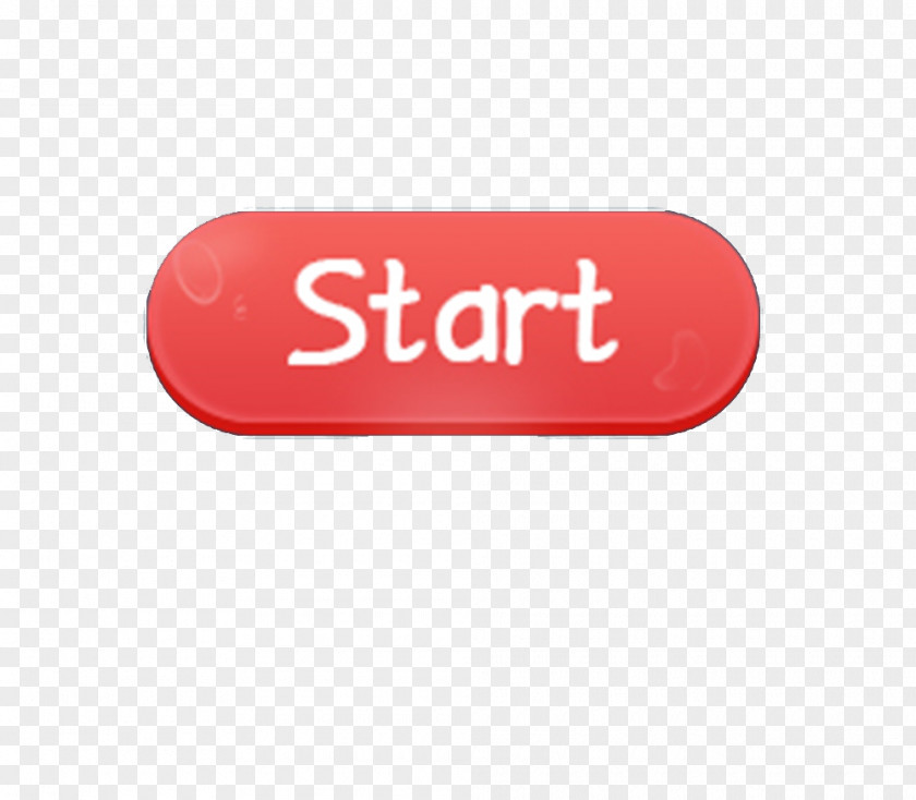 The Start Button Logo Brand Red Font PNG