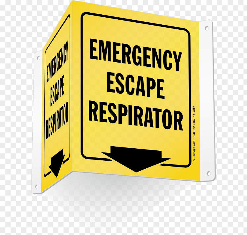 Arrow Label Escape Respirator Sign Brand Logo PNG