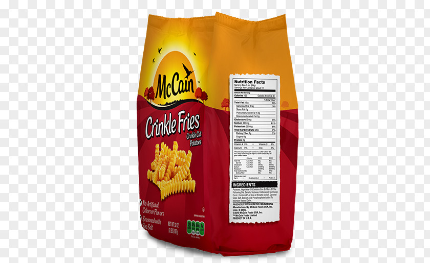 Crinkle Cut French Fries Steak Frites Home Breakfast Cereal McCain Foods PNG