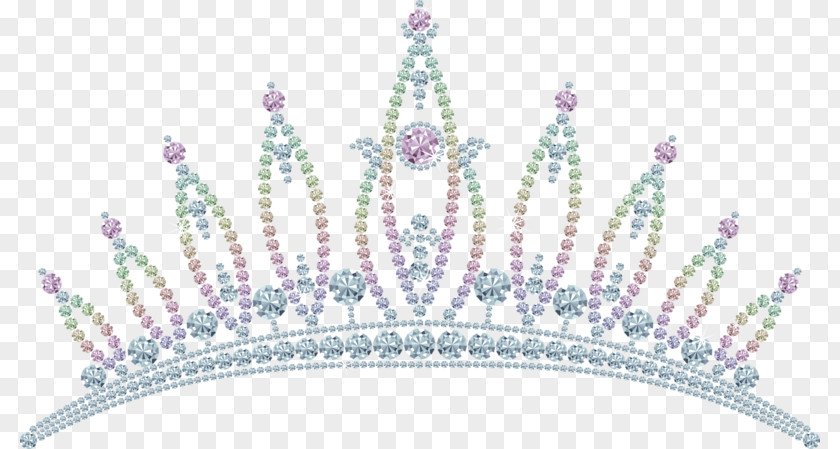 Crystal Diamond Crown Tiara Clip Art PNG