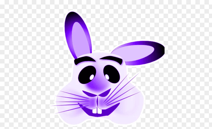 Easter Bunny Whiskers Snout Clip Art PNG