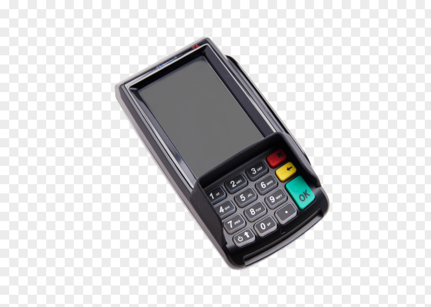 Handheld Card Mobile Phones Feature Phone PIN Pad Contactless Payment Debit PNG