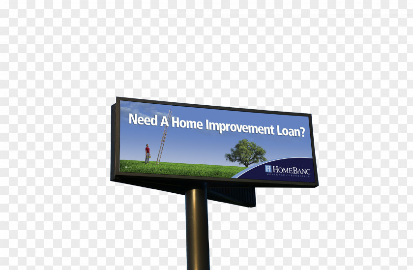 Home Loan Computer Monitors Display Advertising Multimedia Billboard PNG