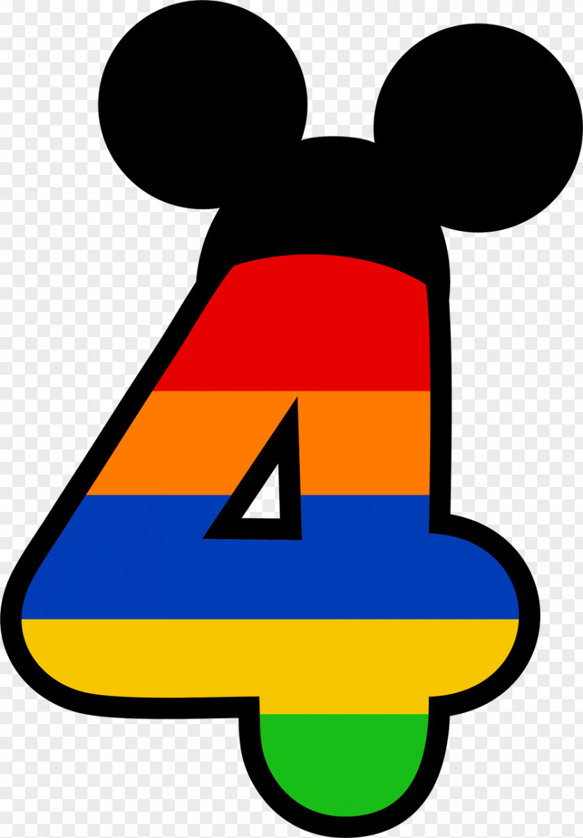 Magnet Mickey Mouse Minnie Number Clip Art PNG