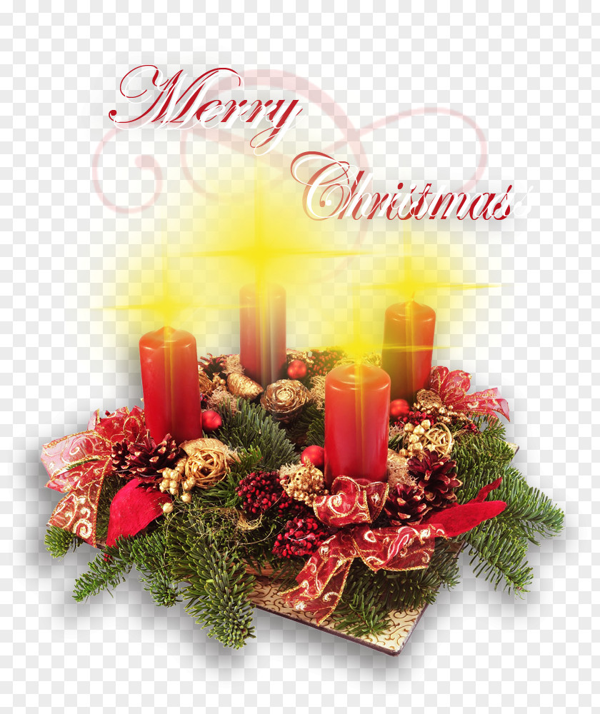 Christmas Advent Wreath Candle PNG