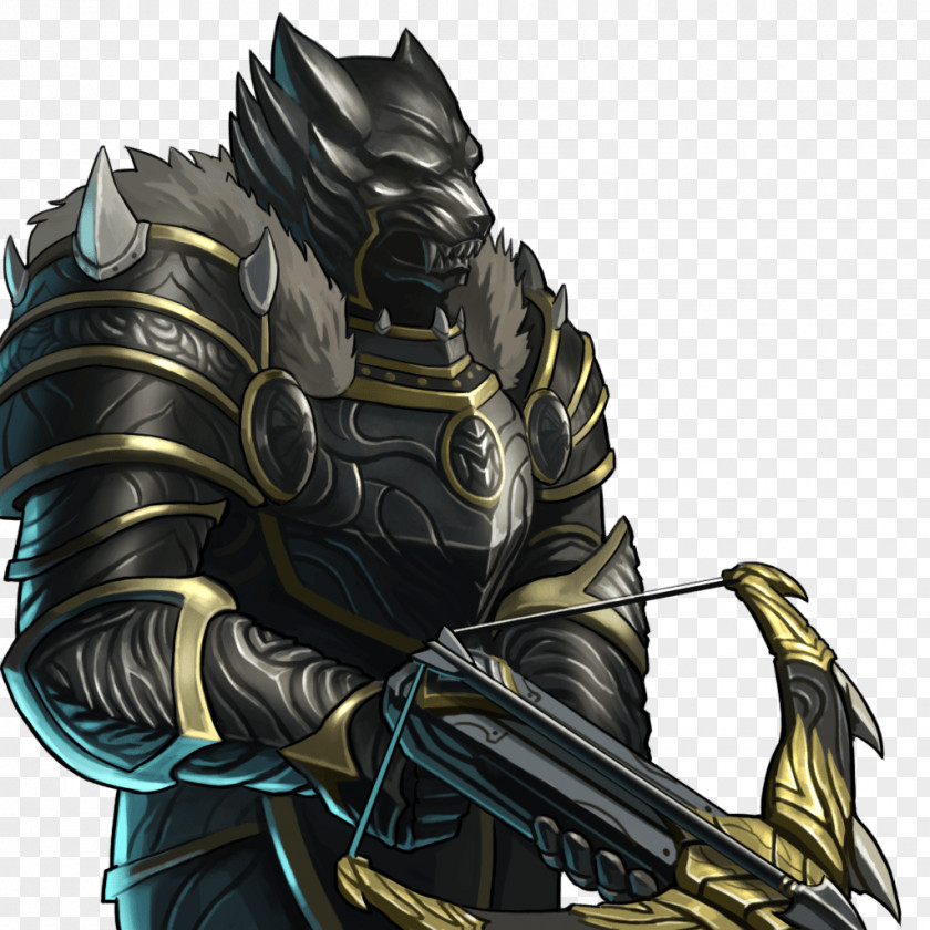 Knight Gems Of War Gray Wolf Armour Sword PNG