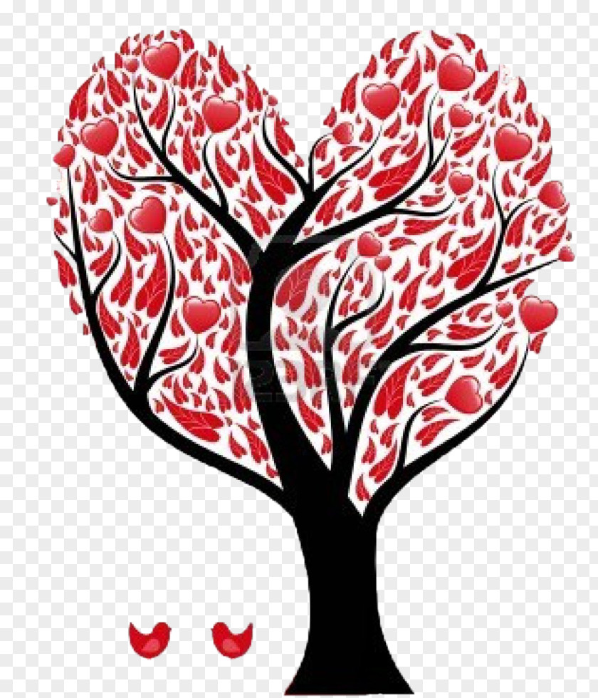 Love Tree Heart PNG