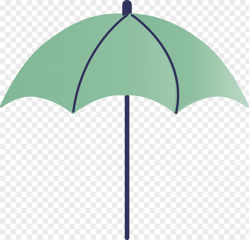 Umbrella Green Line PNG