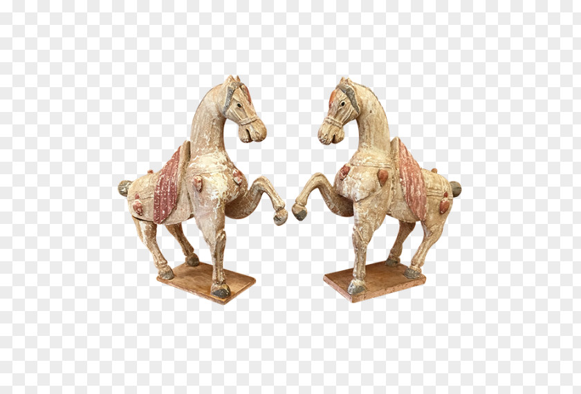 Wooden Horse Mustang Stallion Statue Figurine Freikörperkultur PNG