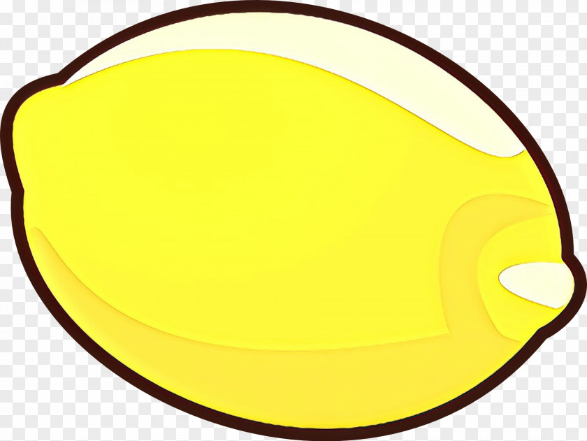 Yellow Oval Tableware PNG