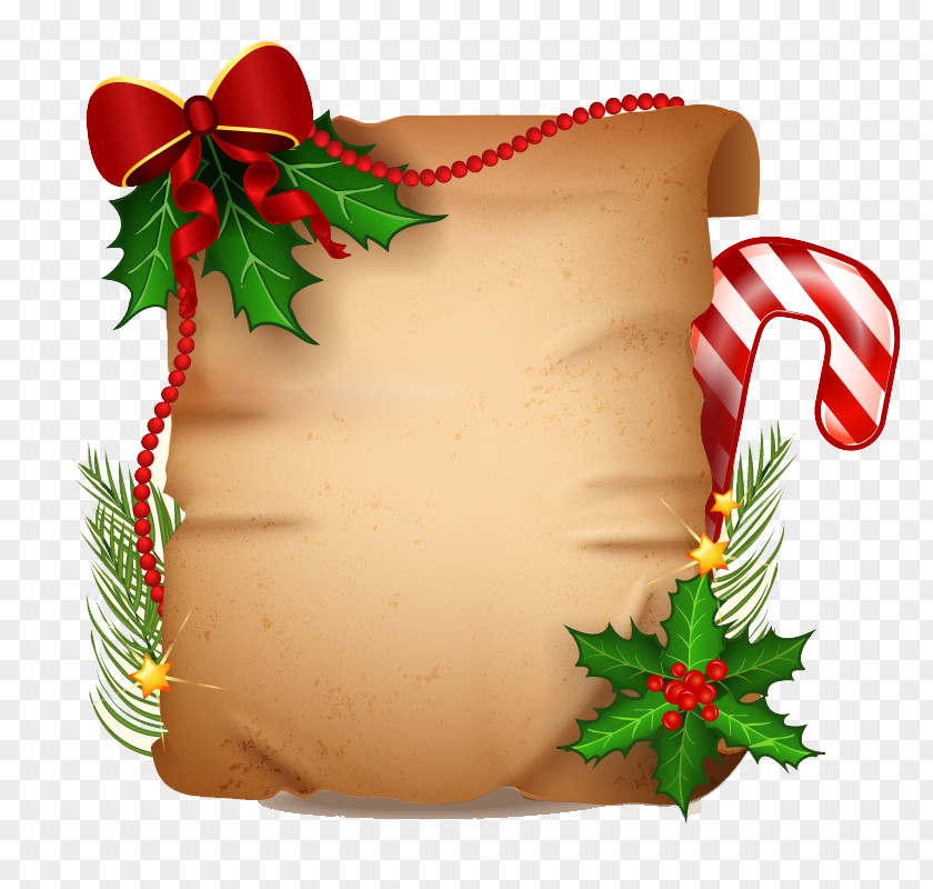 Creative Christmas Kraft Paper Vector Material Gift Quotation Presentation Holiday PNG