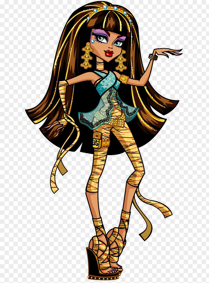 Ghoul Cleo DeNile Monster High De Nile Doll PNG