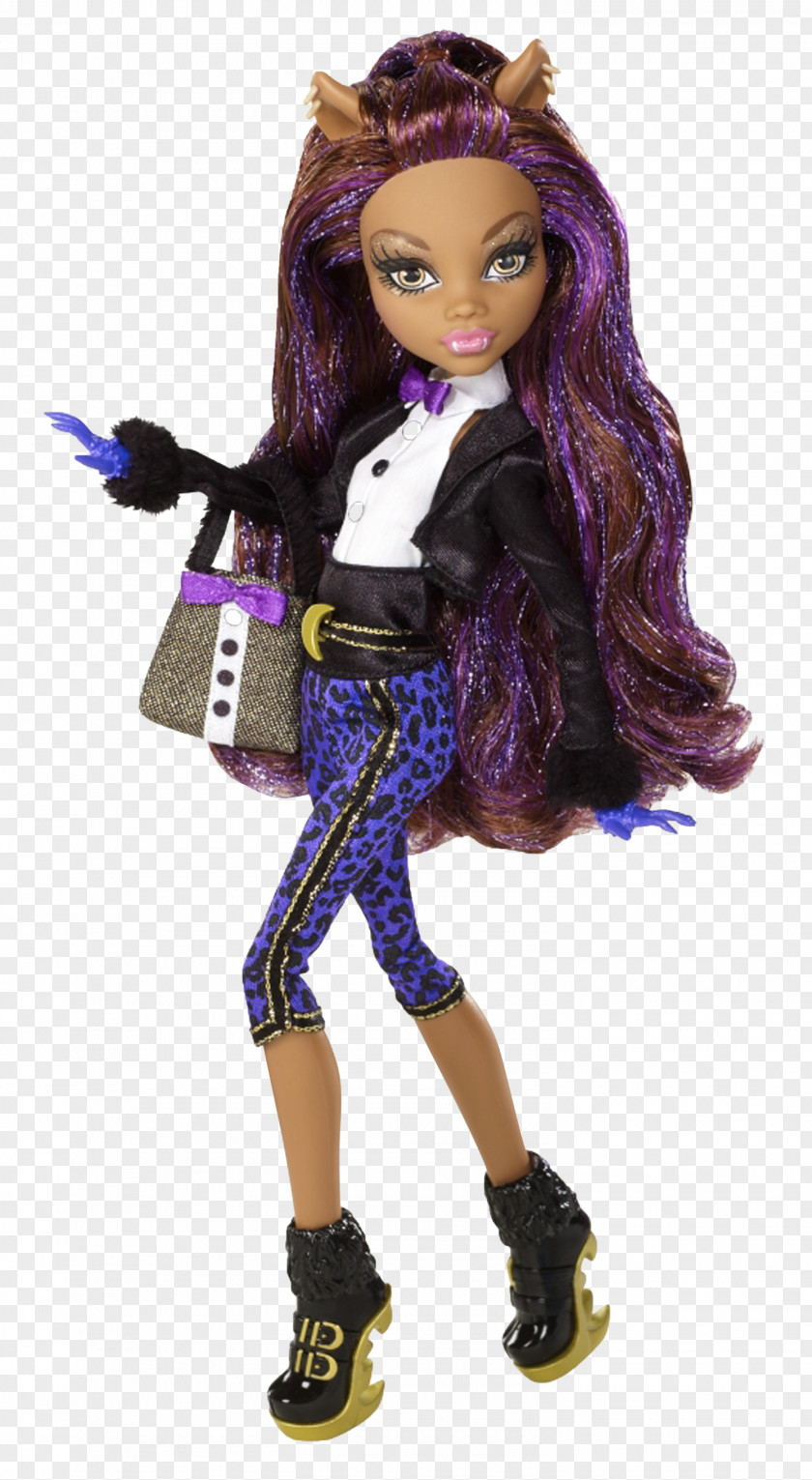 High Frankie Stein Monster Clawdeen Wolf Doll MATTEL Sweet 1600 Ur. PNG