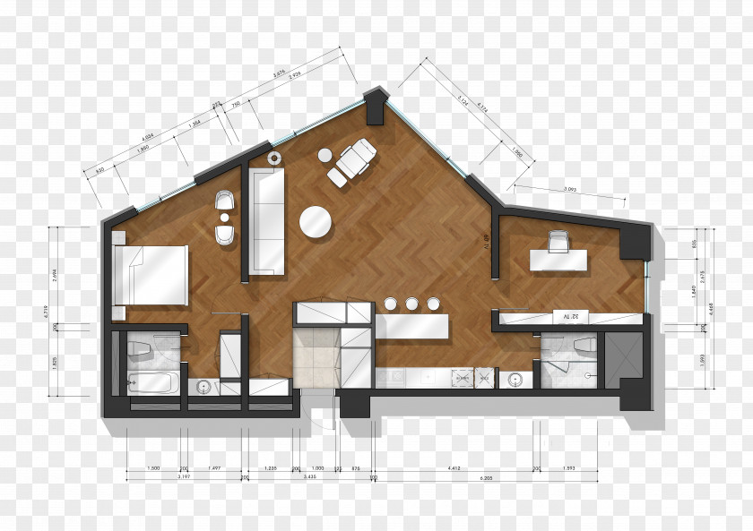 House Architecture Floor Plan Facade PNG