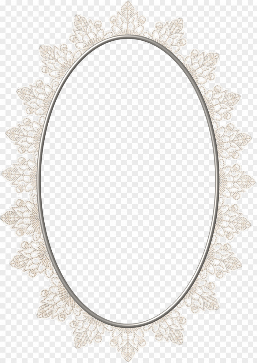 Lace Frame Circle Oval Mirror Thomas Sabo PNG